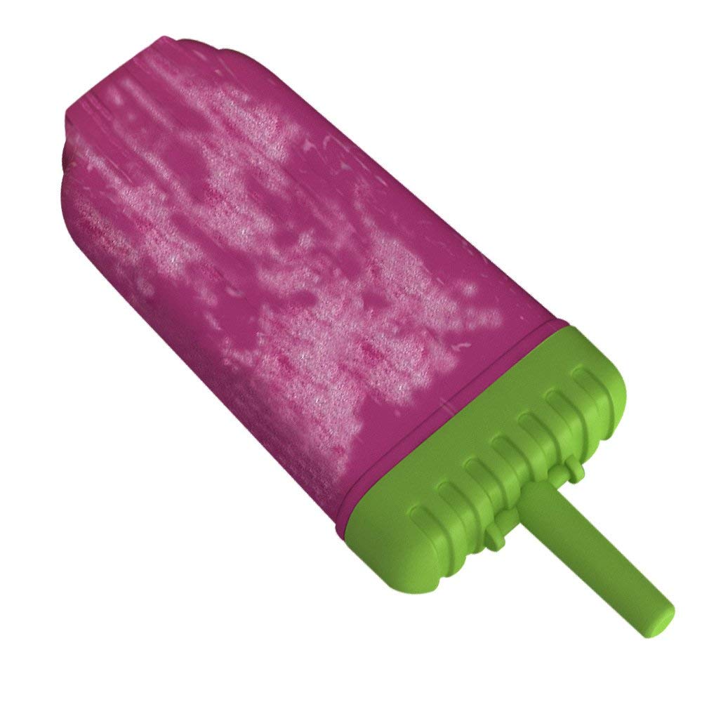 Plastic ice lolly molds on a stick, green - 6 pieces