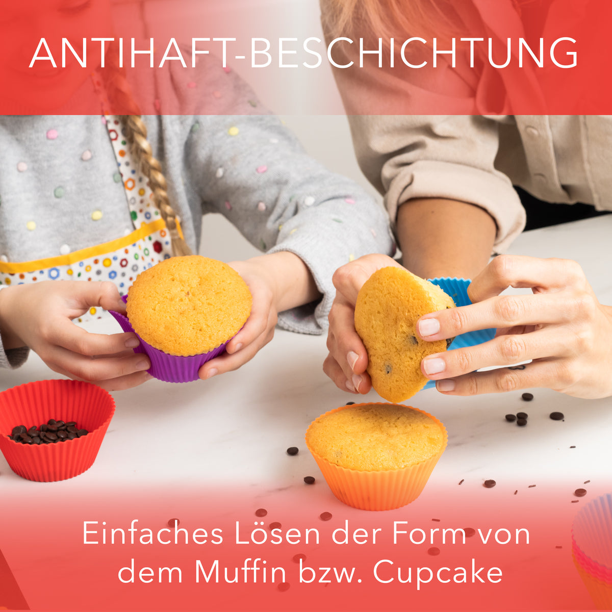 AVANA Große Muffinformen aus Silikon