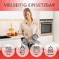 Silicone oven gloves mittens - grey 