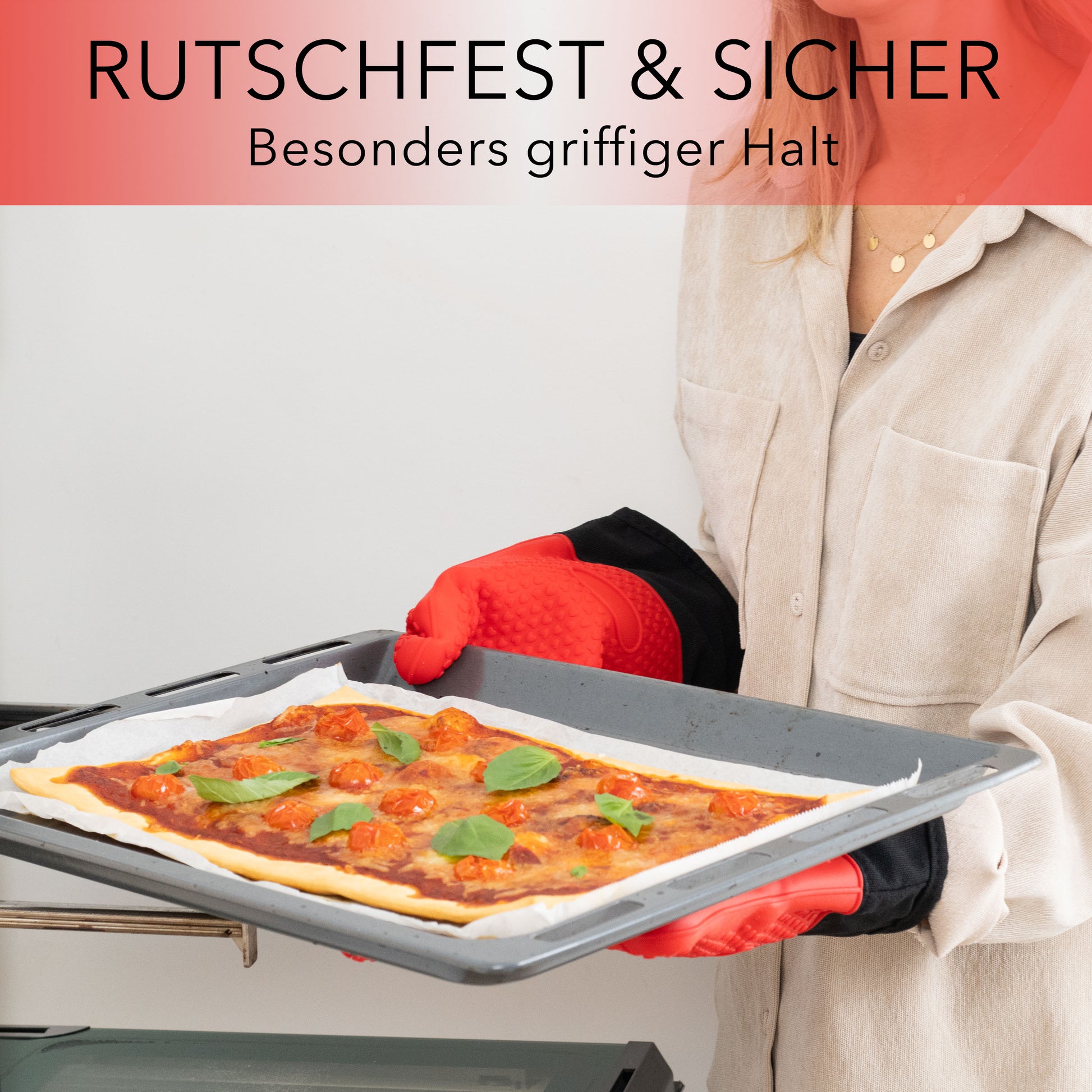silikon handschuhe kochen AVANA Ofenhandschuhe aus Silikon mit Fingern