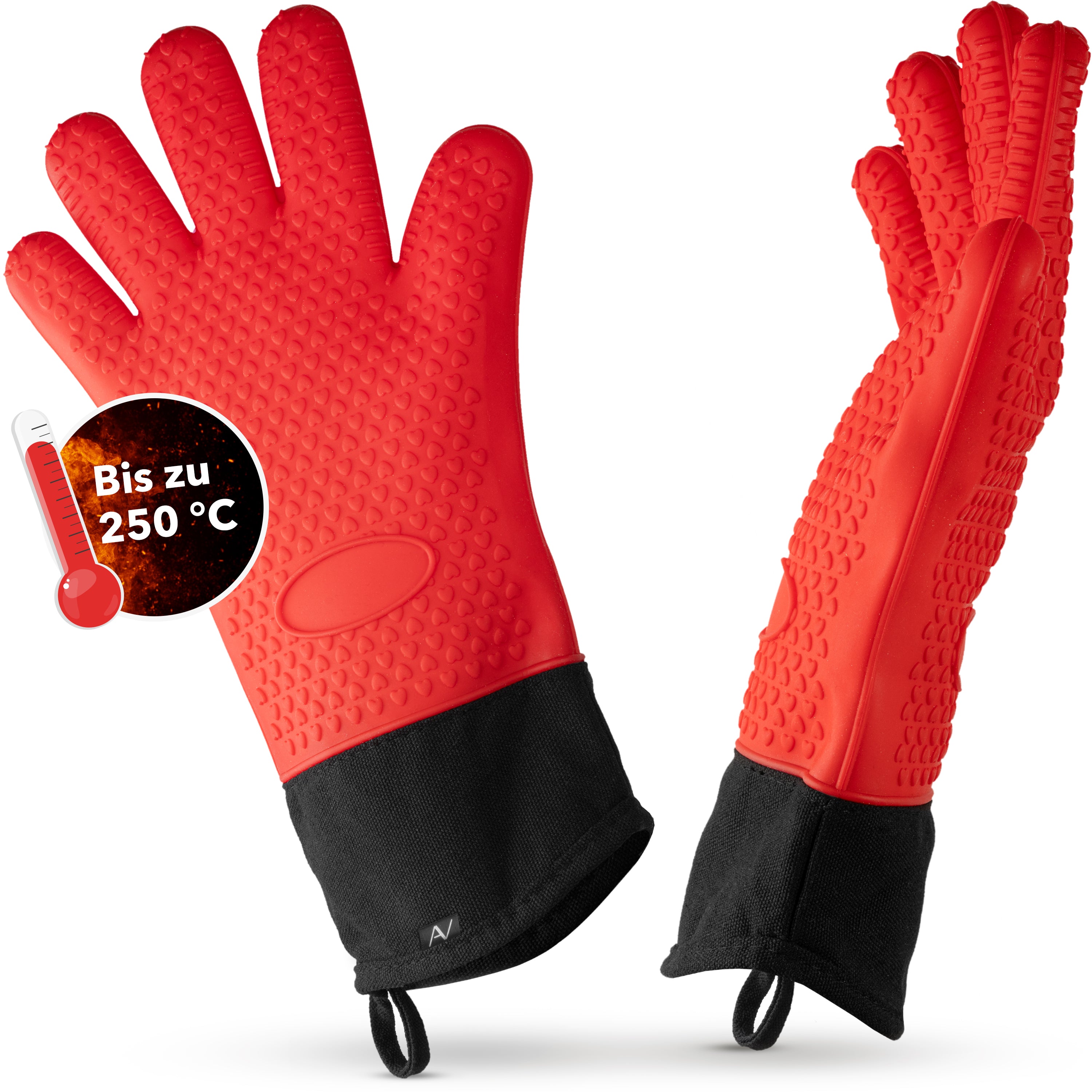 AVANA Ofenhandschuhe aus Silikon mit Fingern